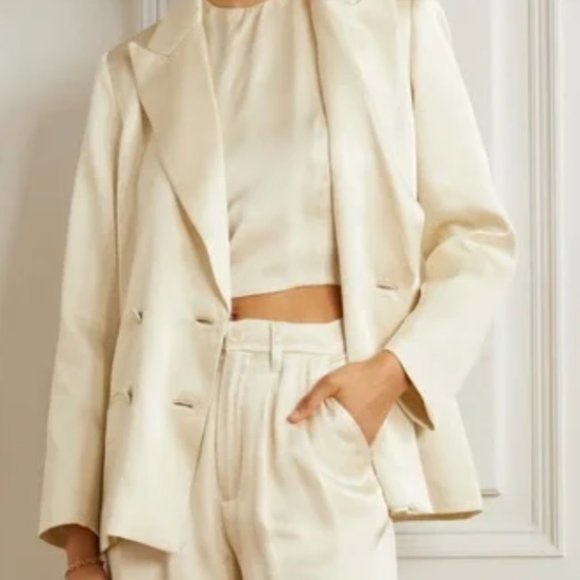 Anine Bing Jackets & Blazers - ANINE BING Donne Silk Blazer (NWT)